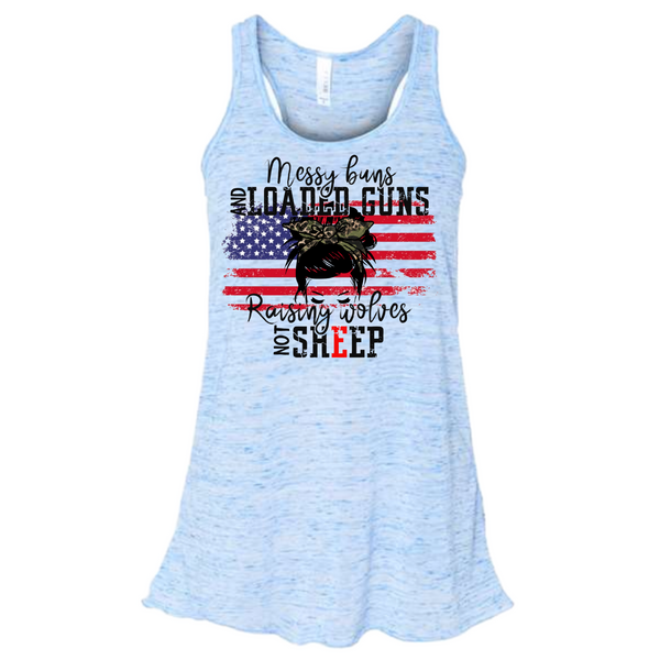 Messy Buns Loaded Guns Tank