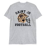 Saint Jo Leopard Football Tee