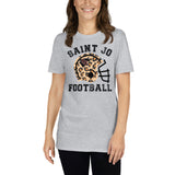 Saint Jo Leopard Football Tee