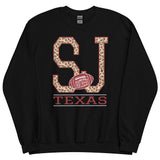 Saint jo Texas Distressed Leopard Sweatshirt
