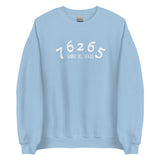 What's Your Zip Crewneck 76265