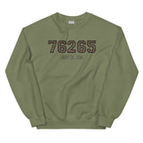 Leopard Zip Code Crewneck 76265
