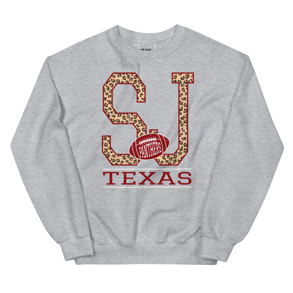 Saint jo Texas Distressed Leopard Sweatshirt