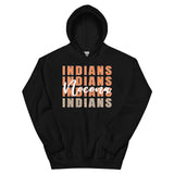 Indians Repeat Hoodie Distressed